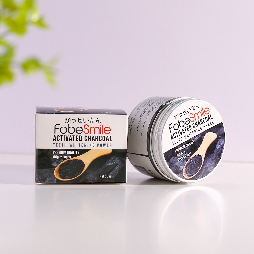 Bột Than Hoạt Tính Fobe Smile Hỗ Trợ Làm Sạch & Trắng Răng N1 - Hũ 30 gram