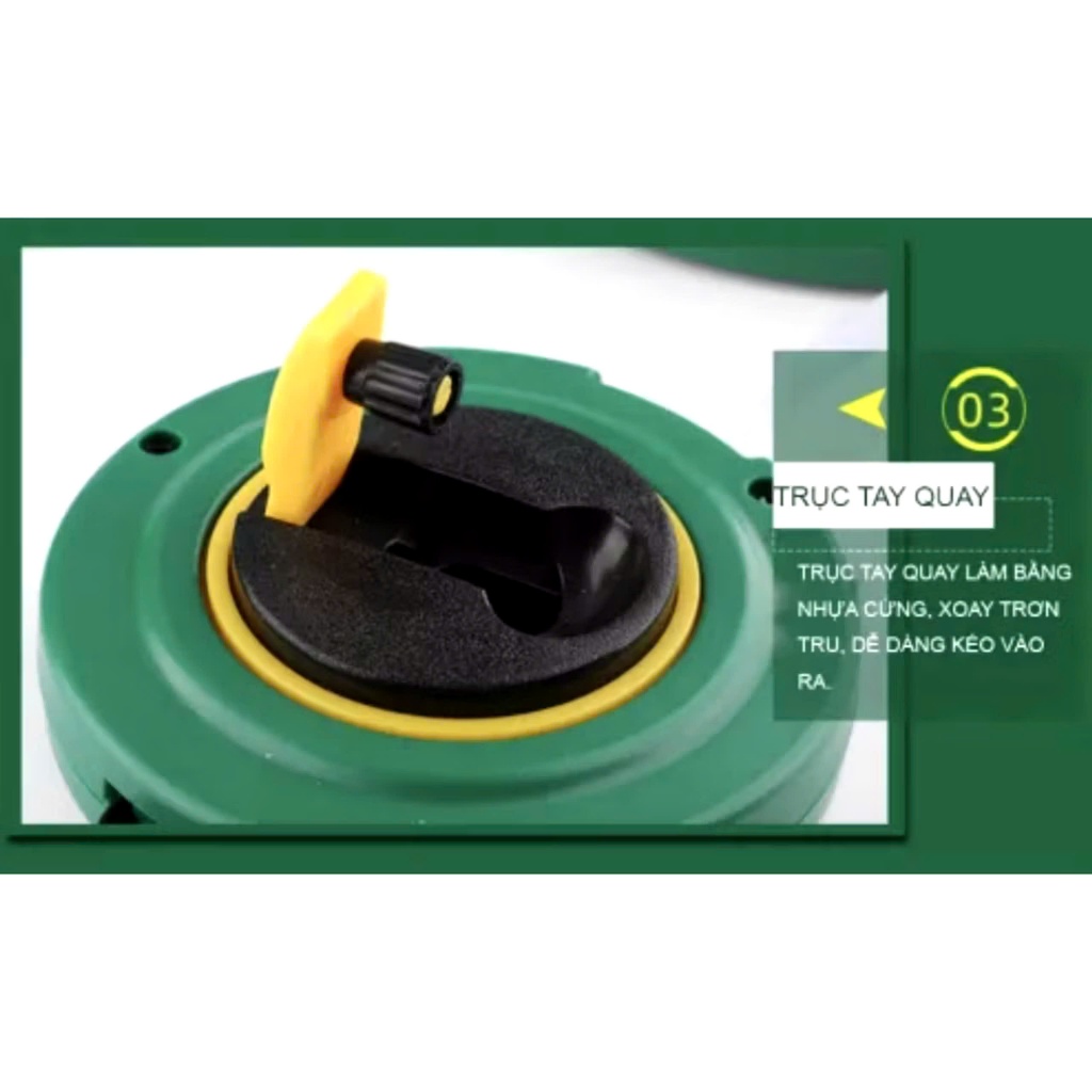 Thước Cuộn Dây Thép Cao Cấp TUOSEN 20M 30M 50M