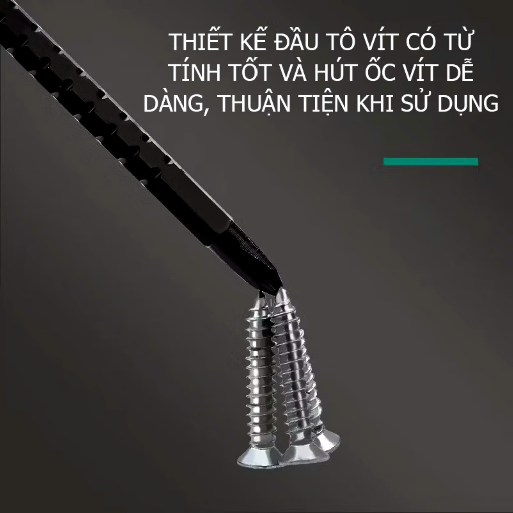 Tua Vít 2 Đầu Đảo Chiều Có Từ Tính Mạnh Tuosen