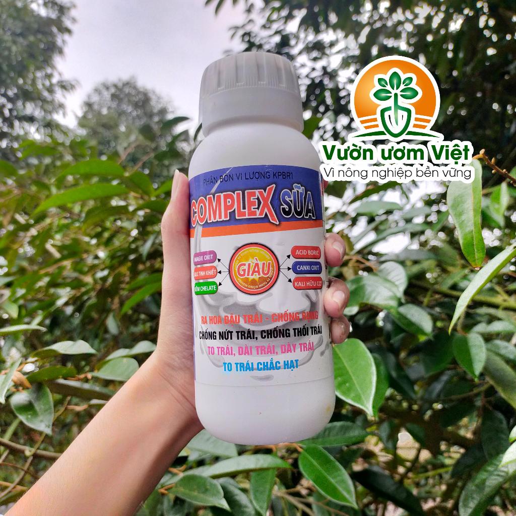 Phân bón lá COMPLEX SỮA chống nứt trái, thối trái, làm cứng cây, dày lá - 500ml