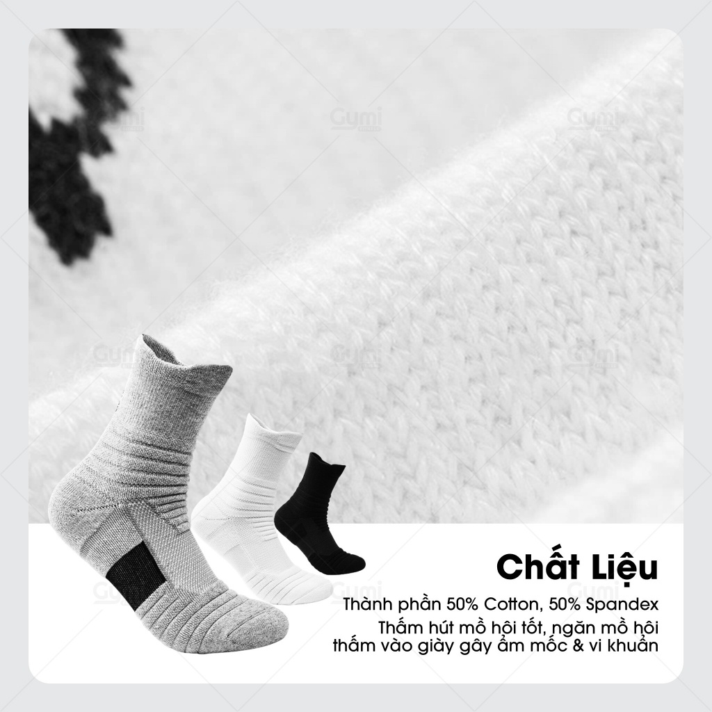 Vớ Thể Thao Đế Dày Cho Nam - Chạy Bộ, Bóng Rổ, Bóng Đá, Đạp Xe - Vo-ChayBo
