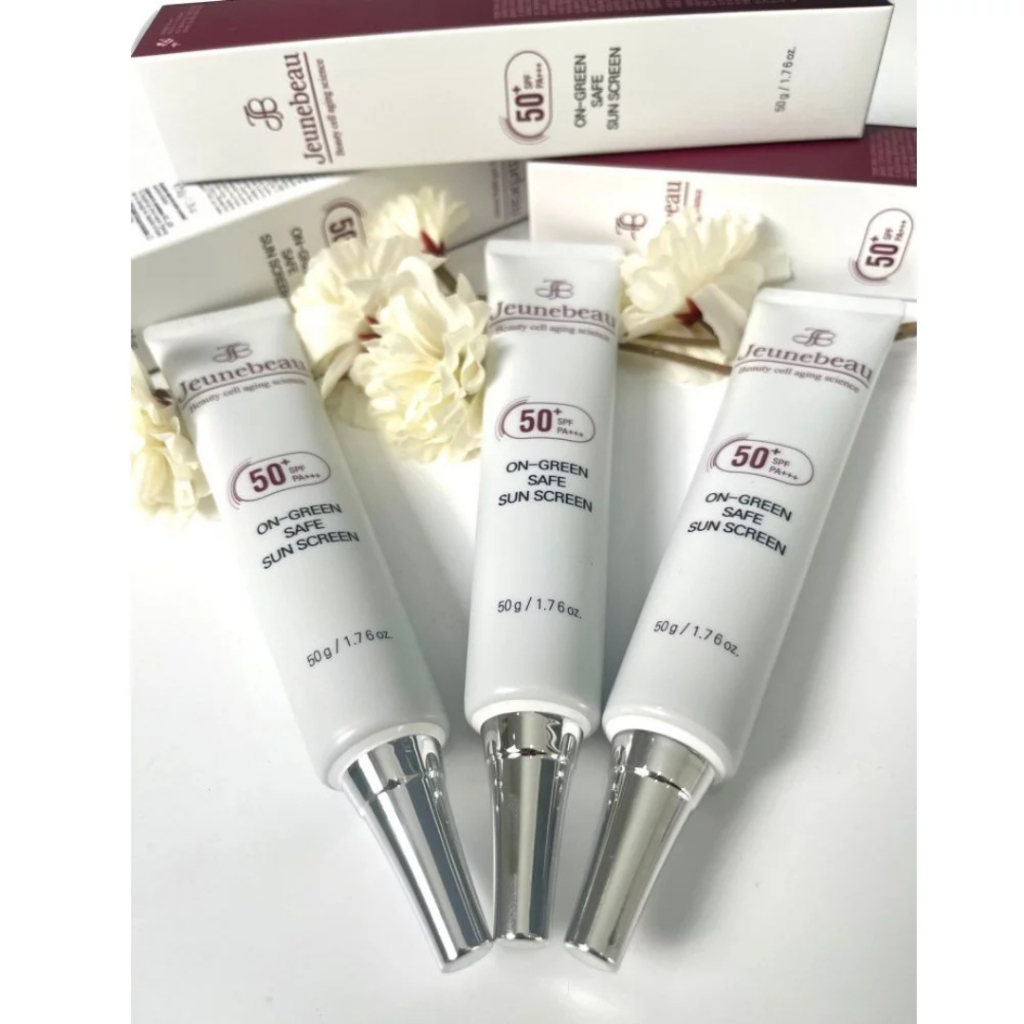 Kem Chống Nắng Nâng Tông Trắng Hồng Tự Nhiên Hàn Quốc Jeunebeau 50g