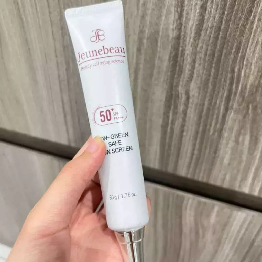 Kem Chống Nắng Nâng Tông Trắng Hồng Tự Nhiên Hàn Quốc Jeunebeau 50g