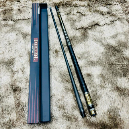 Cơ bida pool rhino Retro, cán full carbon, ngọn 12.5m, đầu cơ Time siêu mượt