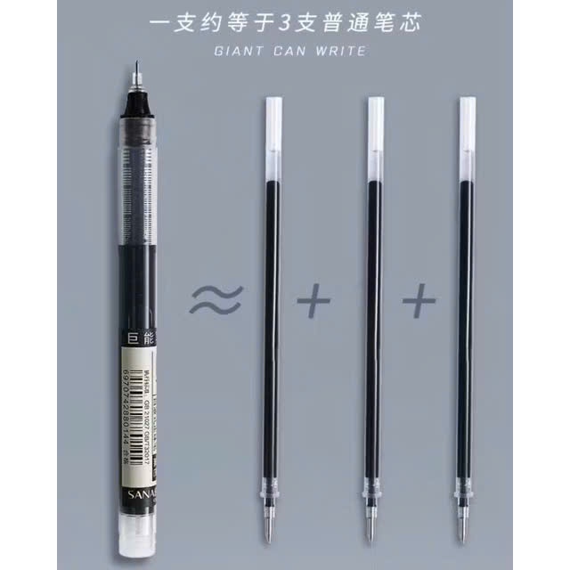 Bút Muji bản dupe bút gel đen xanh viết đều mực phụ kiện văn phòng phẩm,  BÚT BI NƯỚC - MÃ:  BUTBI68