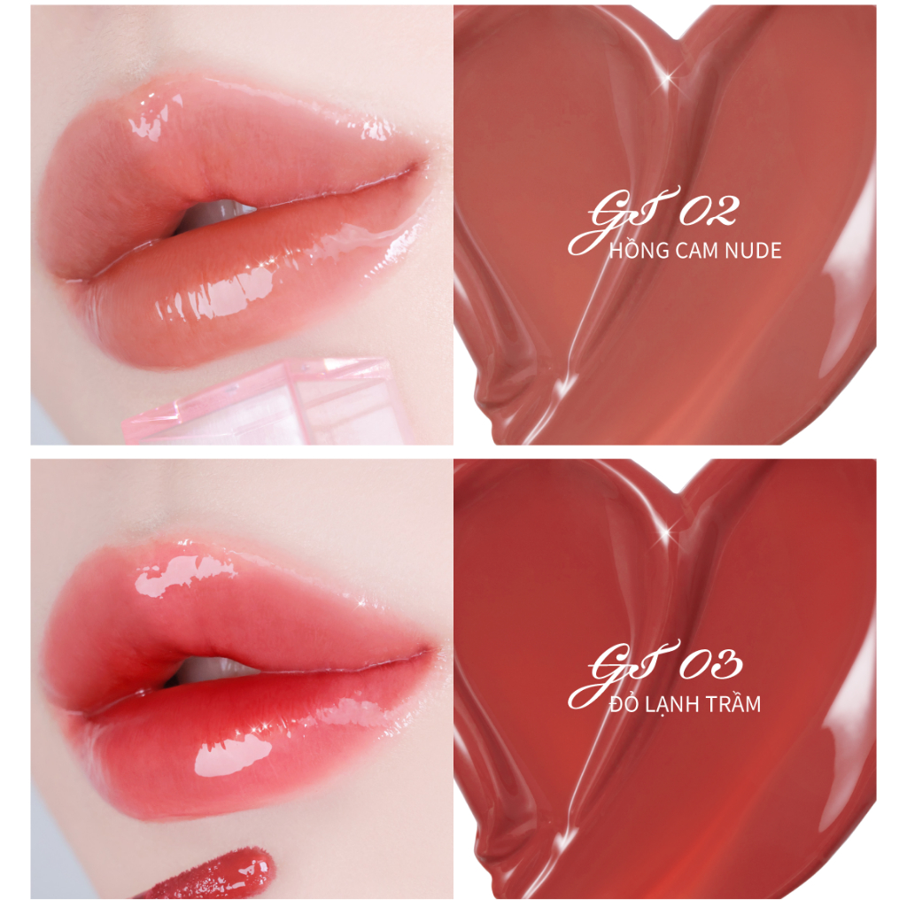 Ảnh Son Kem Bóng Merzy Bisous Glowy Gel Tint 2