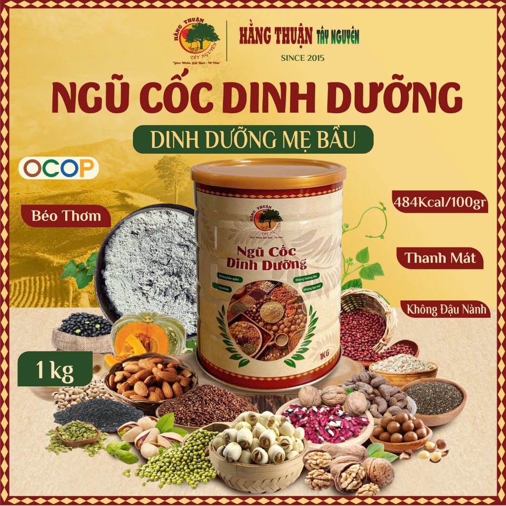 Bột Ngũ Cốc Dinh Dưỡng Bầu Hằng Thuận Tây Nguyên