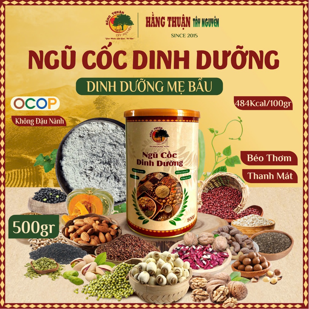 Bột Ngũ Cốc Dinh Dưỡng Bầu Hằng Thuận Tây Nguyên