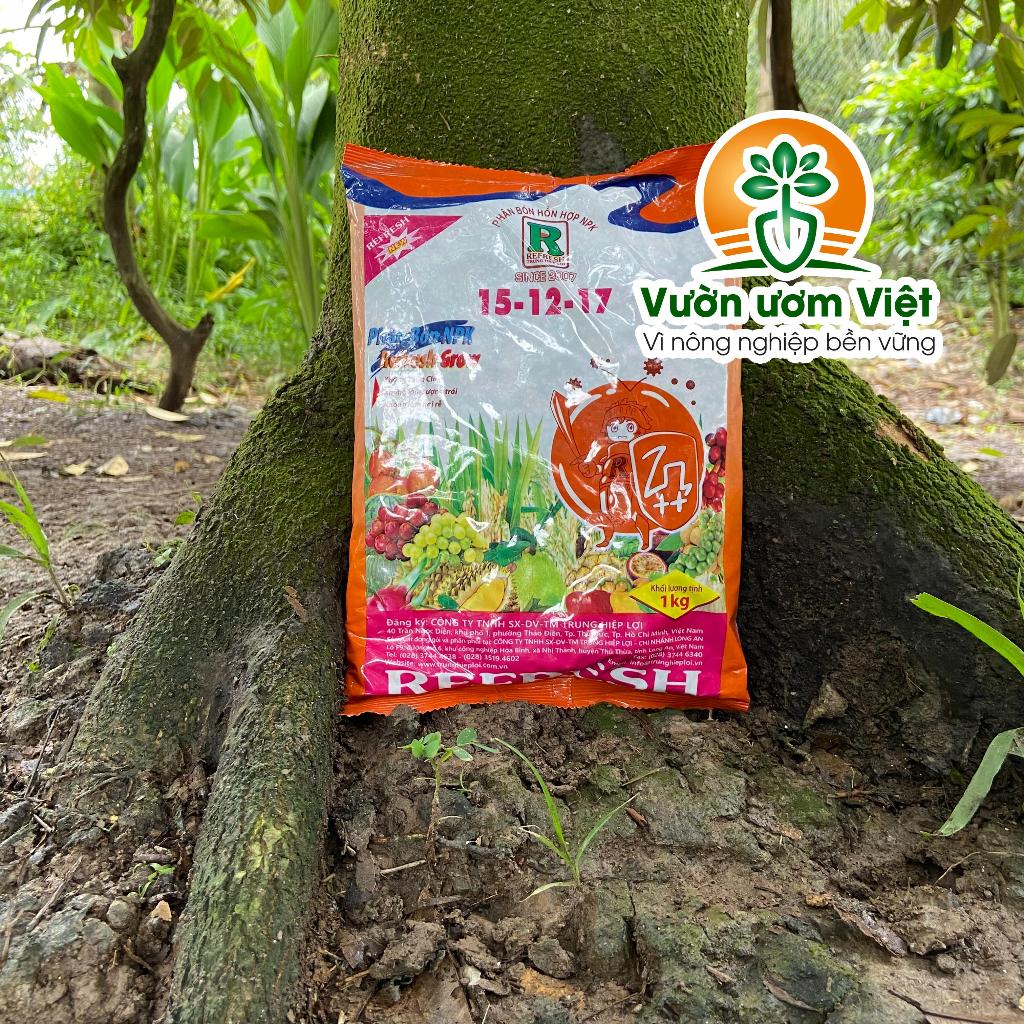 Phân bón 15-12-17 Refresh Gold đa năng giúp tăng trưởng cây trồng hiệu quả - 1Kg