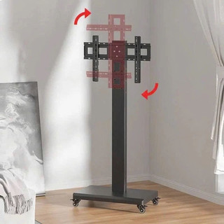 Gía Treo - Kệ Treo TiVi Di Động Xoay Ngang Dọc E1290 Từ 32 - 65 Inch - Hàng Chính Hãng