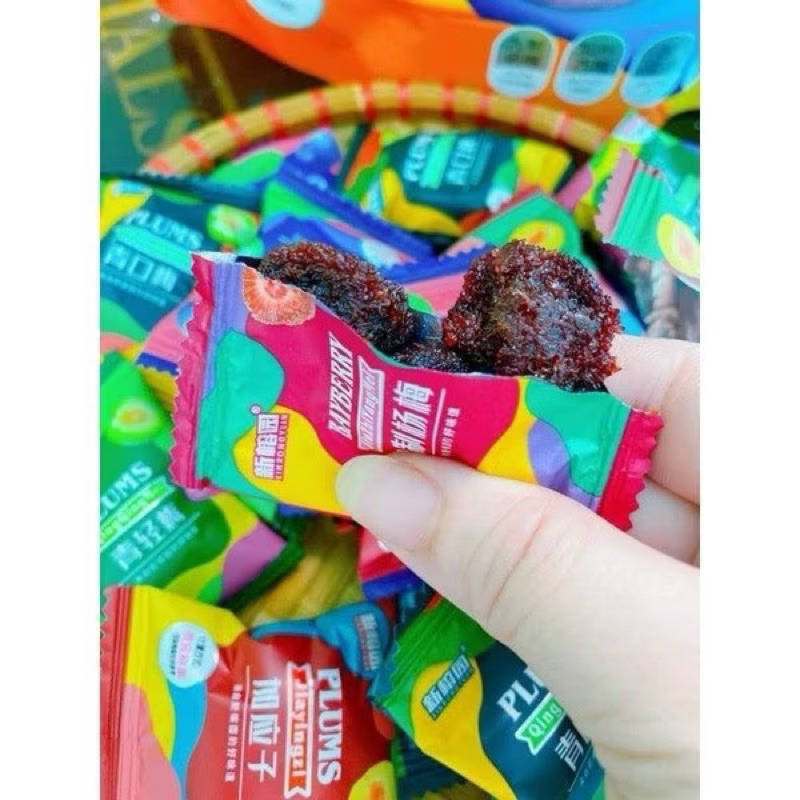 ÔMAI PLUM MIX 5 loại hoa quả - bịch 408gr - GIAO MẪU NGẪU NHIÊN