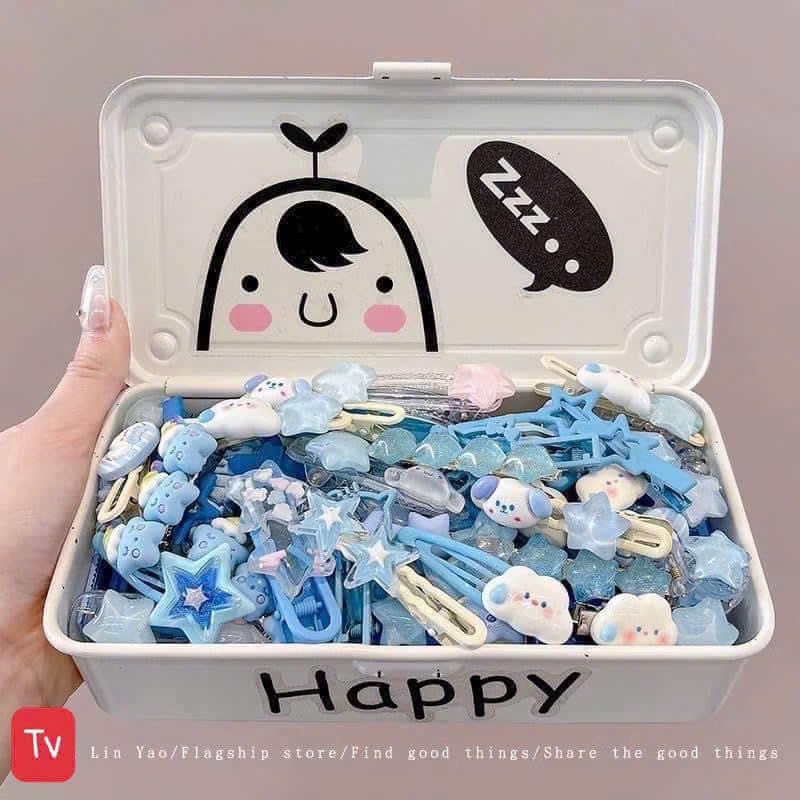 Sét 50 kẹp tóc mẫu dành cho bé yêu bé điệu,  KẸP TÓC XINH - MÃ: KEPTOC97