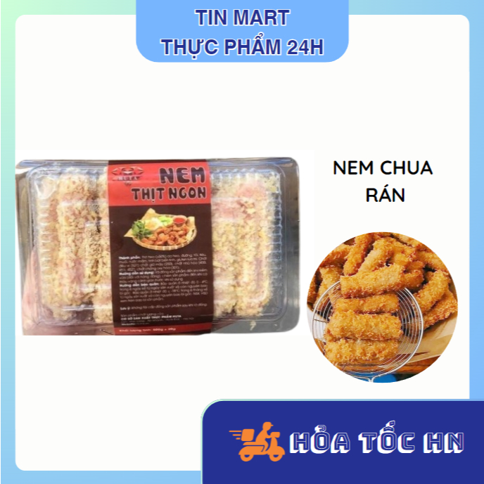 Nem chua rán Hà Nội loại ngon 440g (hộp 20 cái) | Shopee Việt Nam