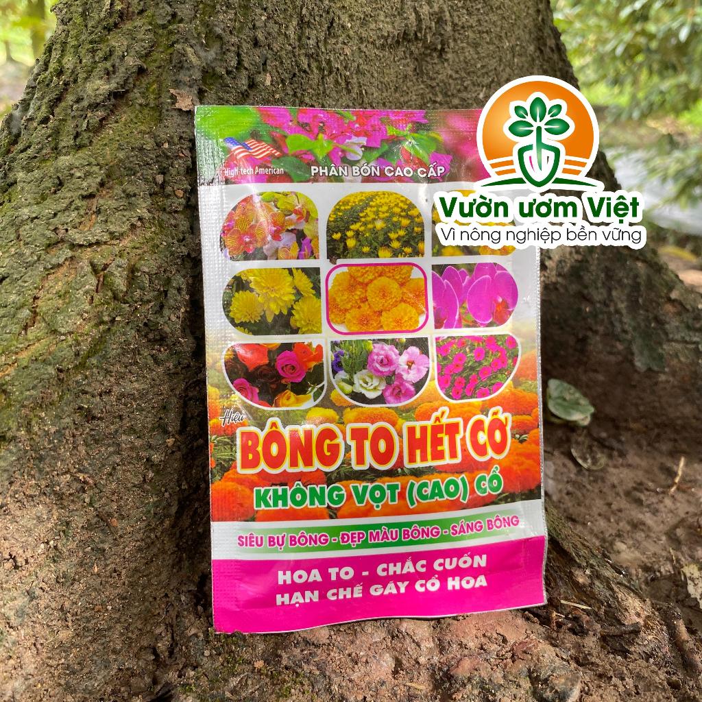 BÔNG TO HẾT CỠ - phân bón nuôi nụ hoa, đẹp màu hoa, hoa lâu tàn, thơm ngát - 50gr