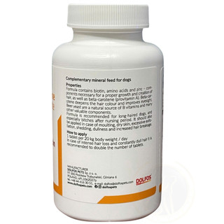 Dolvit Beta carotene biotin forte - Da khô, Lông xỉn màu, Da bong tróc vảy khô, Rụng lông
