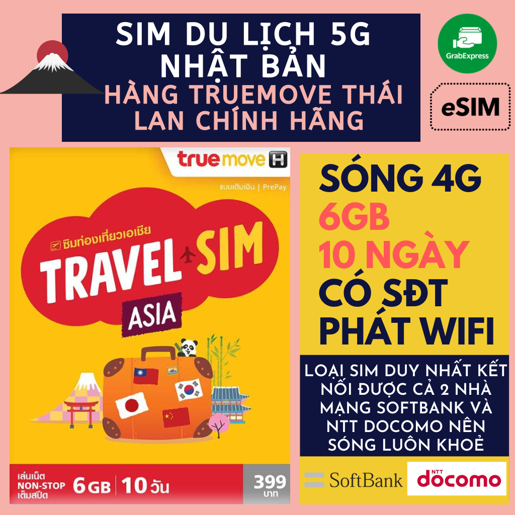 [KHÔNG CHẶN TT+TEST TẠI VN ĐƯỢC] Sim du lịch Nhật Bản Hàn Quốc không ...