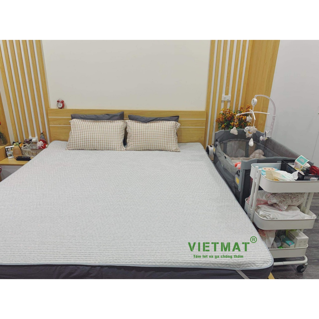 Ảnh Tấm lót chống thấm cho bé bỏ bỉm TILO nhiều size, thoáng mát không sột soạt, không hầm bí 4