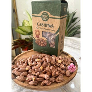 Hạt Điều Rang Muối Nguyên Lụa, Hạt Dinh Dưỡng Chất Lượng Thơm Ngon Giòn Bùi Bổ Dưỡng