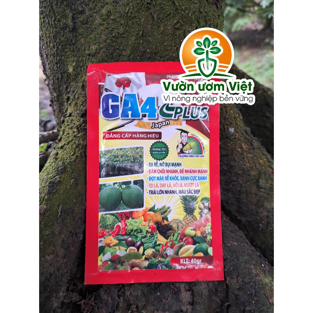 Phân bón lá GA4 PLUS JAPAN dưỡng lá cứng cáp và bộ rễ khỏe mạnh, chính hãng - 40gr