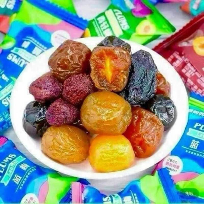 ÔMAI PLUM MIX 5 loại hoa quả - bịch 408gr - GIAO MẪU NGẪU NHIÊN