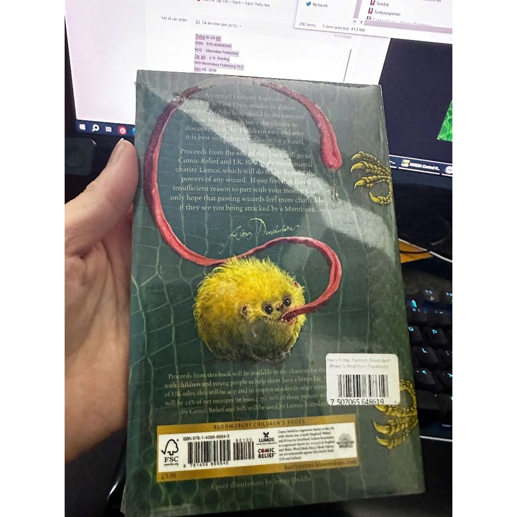 Ảnh Sách Tiếng Anh: Fantastic Beasts and Where to Find Them 2