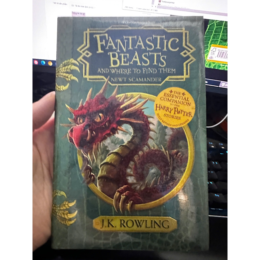 Ảnh Sách Tiếng Anh: Fantastic Beasts and Where to Find Them 1