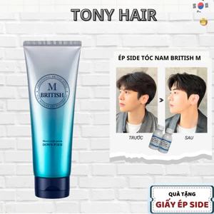 Ép tóc mai (ép side) chuyên nghiệp cho Nam BRITISH M Men's Style Down Perm 200g _ Tony Hair