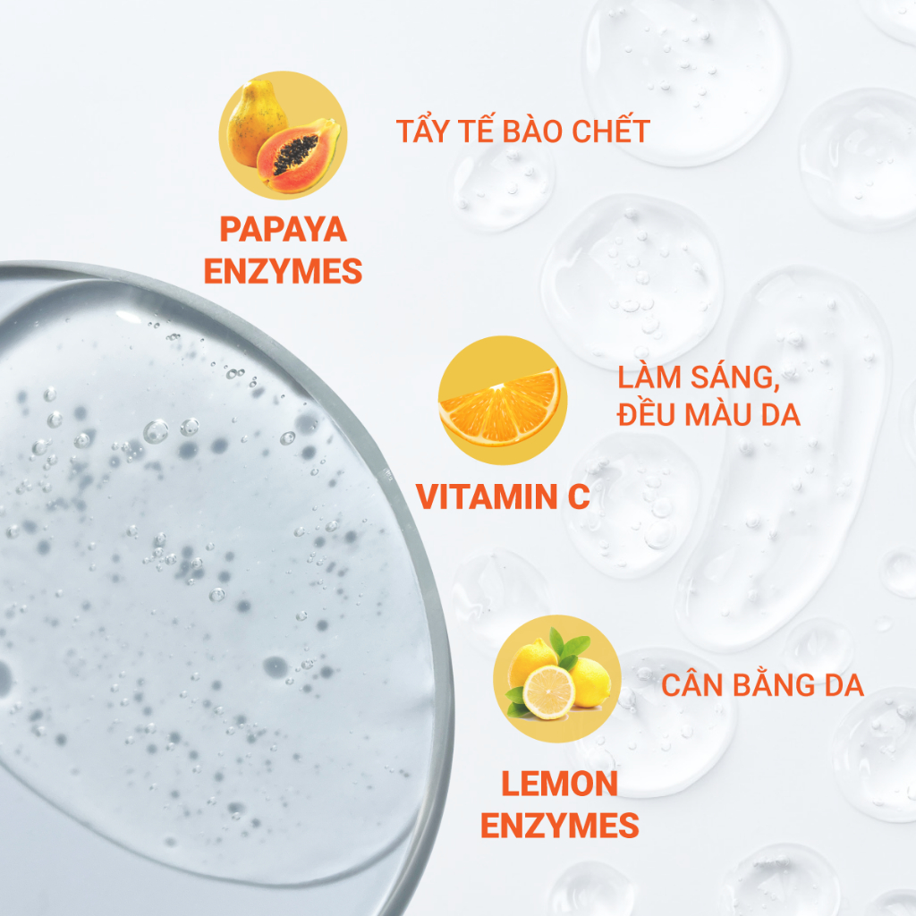 Ảnh Combo Kiểm Soát Dầu Mụn, Giảm Thâm Gel Tẩy Da Chết Vitamin C 118ml Và Tinh Chất 9,9% Niacinamide 30ml Bye Bye Blemish 3