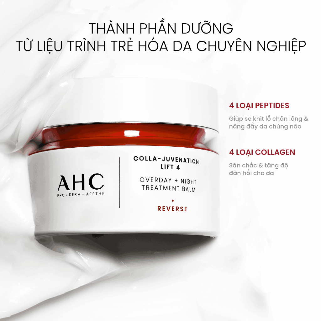 Ảnh [AHCxĐộc quyền HANNAH] Kem dưỡng kiêm mặt nạ ngủ nâng cơ săn chắc/ mờ nám sáng da AHC 50ML 3