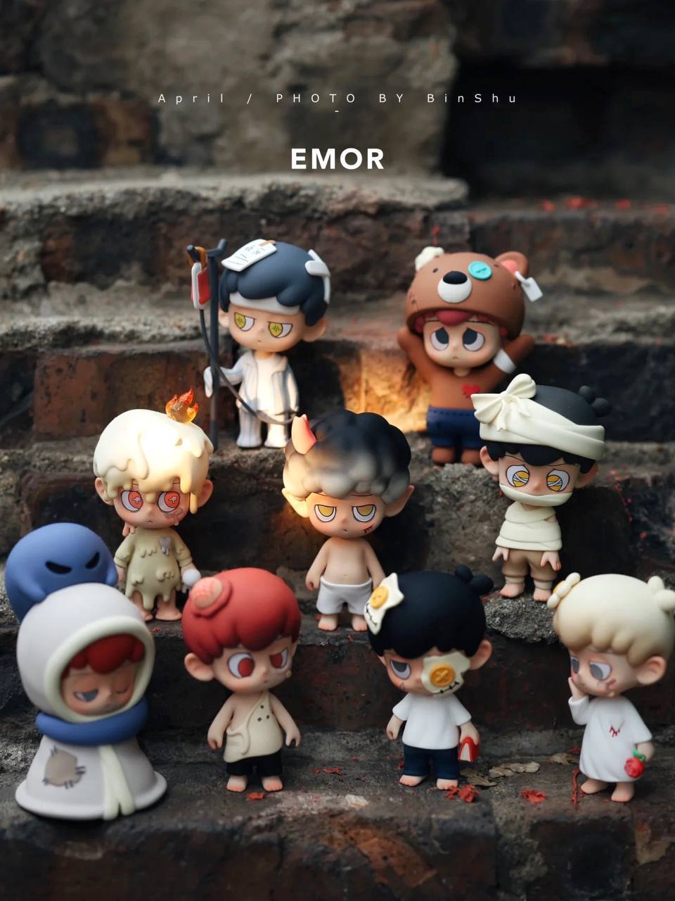 full set 9 blind box emor outsider- mô hình bé trai Emor Out Sider nhà ...