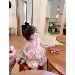 VÁY HỒNG NƠ - Babybeer Design- độc quyền- hàng loại 1- ngắn lộ CHIP ai thích dài đến gối thì ko nên mua