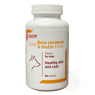 Dolvit Beta carotene biotin forte - Da khô, Lông xỉn màu, Da bong tróc vảy khô, Rụng lông