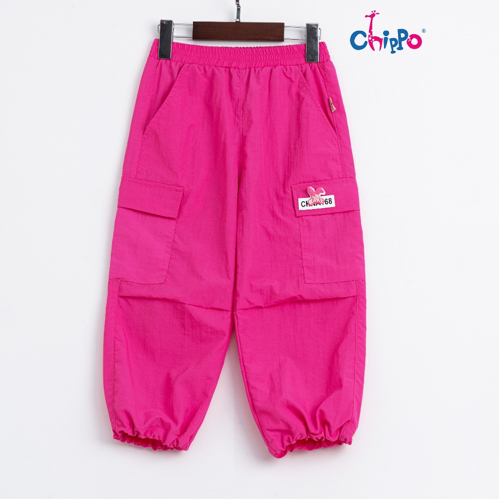 Ảnh Quần jogger gió bé gái Chippo chất liệu gió mềm mại cho bé từ 4 đến 14 Tuổi(14-40Kg) Quần gió 68 3
