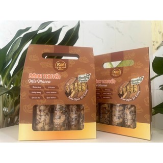 Túi Zip 500g Mix Các Loại Bánh Thuyền Hạnh Nhân, Mix Hạt, Gạo Lức, Điều Macca | Kim An Minh Food