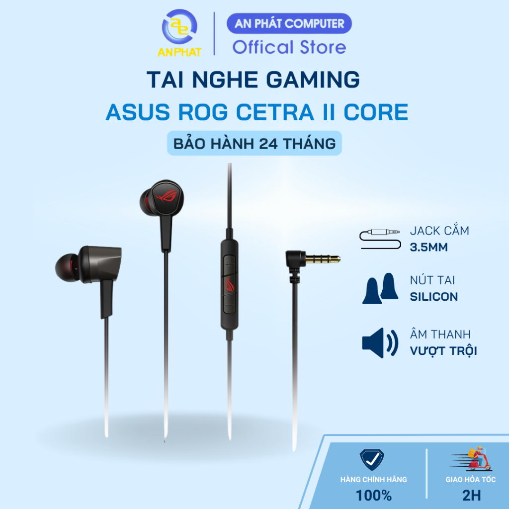 Tai nghe Asus ROG Cetra II Core - Gaming In-Ear - Hàng chính hãng ...