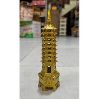 Tháp Văn Xương Bằng Đồng Vàng Vật phẩm phong thuỷ bằng đồng