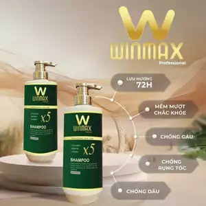 Dầu gội đầu WIN MAX, Dầu Gội Hương Nước Hoa (Lưu Hương 24h) Hỗ Trợ Thải Độc Da Đầu _ Tony Hair
