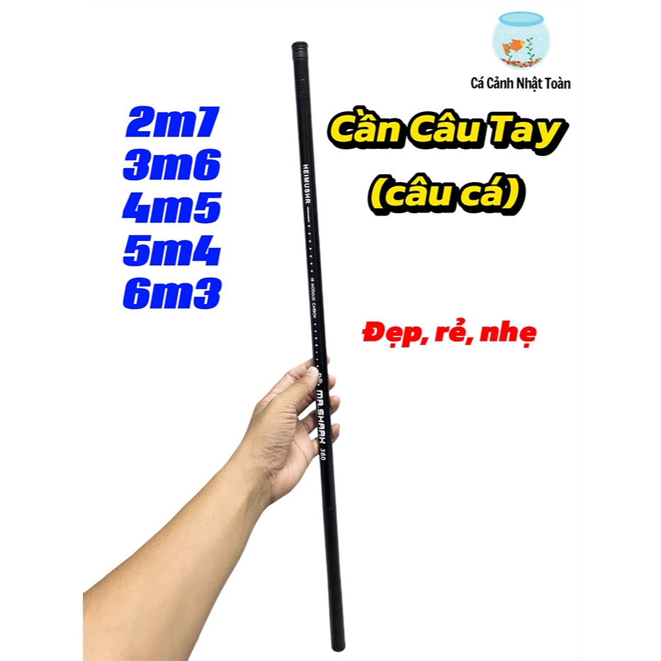 CẦN CÂU ĐƠN 3H CÂU CÁ SIÊU NHẸ SIÊU RẺ