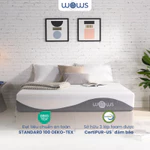 Nệm Foam 3 Lớp 25 cm WOWS Layla - Êm Ái, Nâng Đỡ, Ép Cuộn Tiện Lợi - 1m Đến 2m - Bảo Hành 10 Năm — ảnh 6