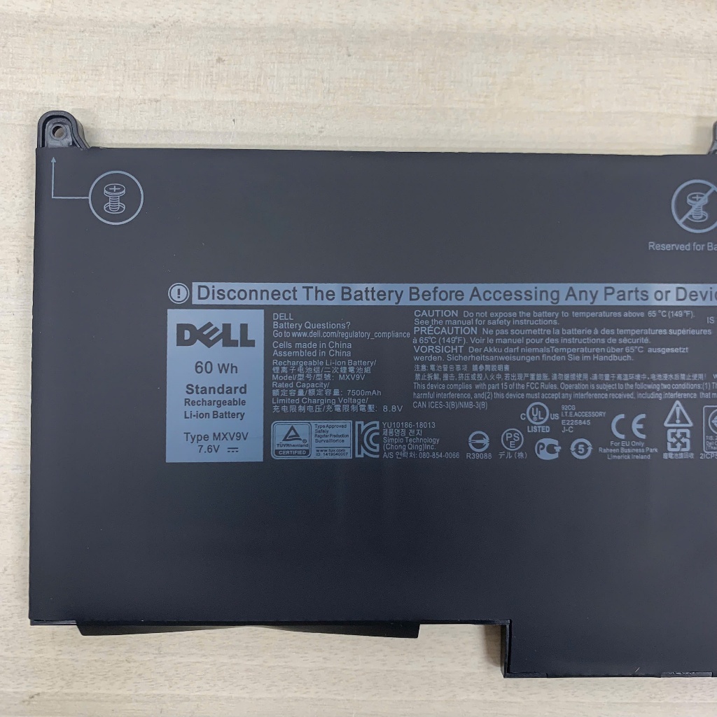 Pin Dell Latitude 7400 MXV9V Latitude 5300 7300 7400, MXV9V New 100%