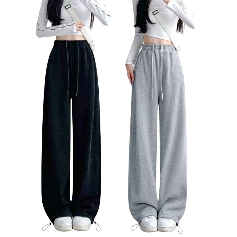 40-105KG Quần Jogger Dây Rút Thời Trang Bigsize Nam Nữ Unisex Mặc Được 2 Kiểu - MÃ 01