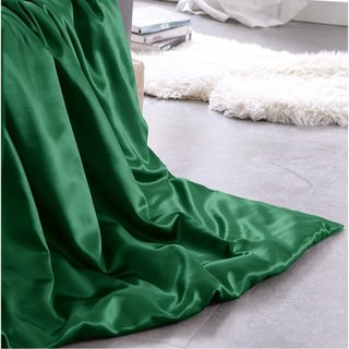 🧧LỤA SILK🧧Chăn Ga Gối Phi Lụa Mã Xanh Lá Hiện Đại - Hàng Loại 1 Mềm Mát - Chăn Ga Sỉ HCM