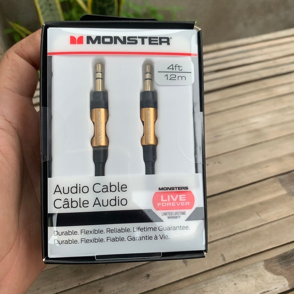 Dây Audio (Cáp AUX) Tròn 3.5mm Jack Mạ Vàng 1,2M / 3.5mm to 3.5mm - Hàng Chuẩn Chính Hãng FullBox