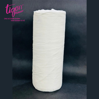 1 bịch bông gòn 1kg để bọc gốc giữ nước bó hoa, giúp cho hoa tươi lâu hơn, nhiều lớp giúp tiết kiệm hơn