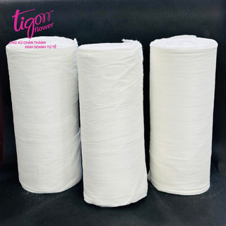 Combo 3 bịch bông gòn 1kg để bọc gốc giữ nước bó hoa, giúp cho hoa tươi lâu hơn, nhiều lớp giúp tiết kiệm hơn