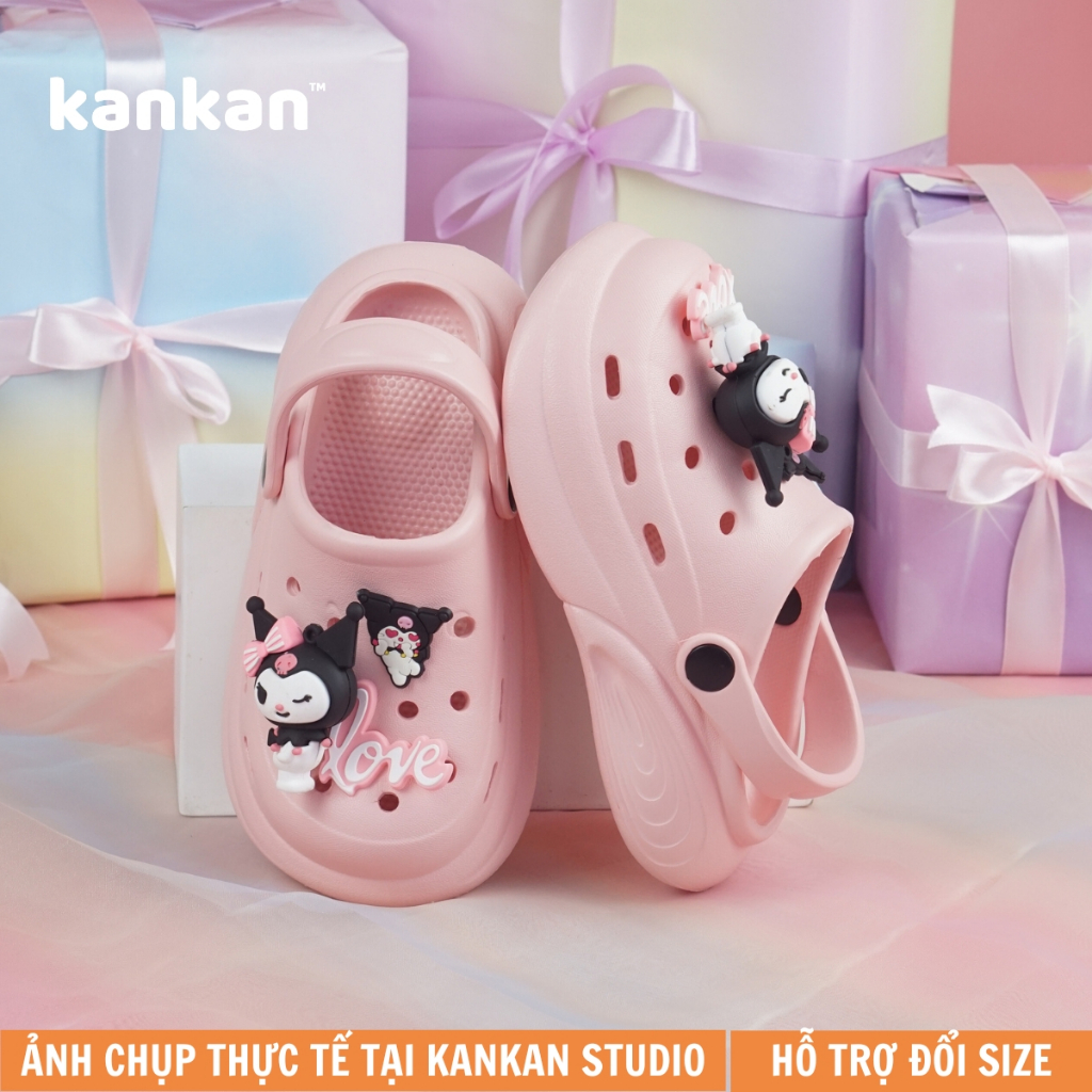 Dép Sục LABUBU Cho Bé KanKanStore Sục Quai Hậu Trẻ Em Nhẹ Êm Chân KA084