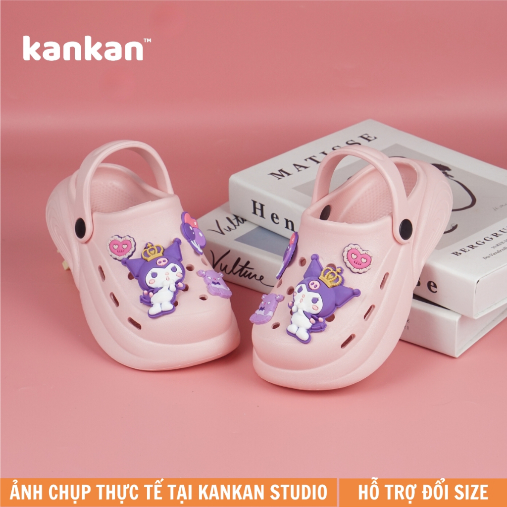 Dép Sục LABUBU Cho Bé KanKanStore Sục Quai Hậu Trẻ Em Nhẹ Êm Chân KA084