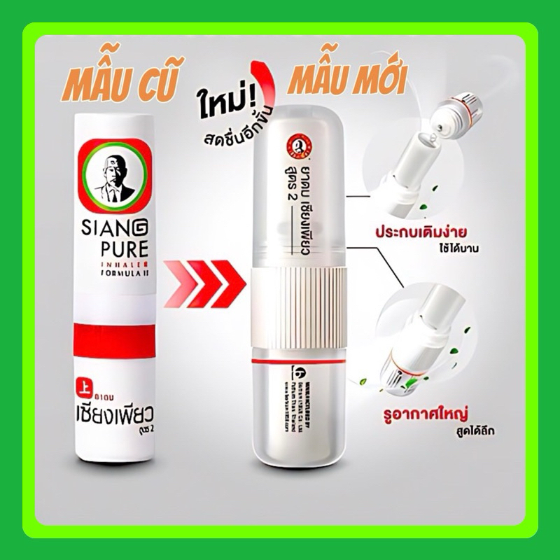 Combo 6 Ống hít mũi Thái Lan Hít xanh, đỏ, hít pastel, hít đen bạc hà chính hãng [nhiều loại]