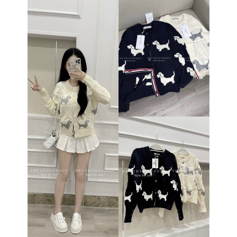 THUYDUONGZOO - ÁO CARDIGAN LEN NHIỀU CHÓ ( CHÍNH CHỦ CHỤP ) DÀY 1KG