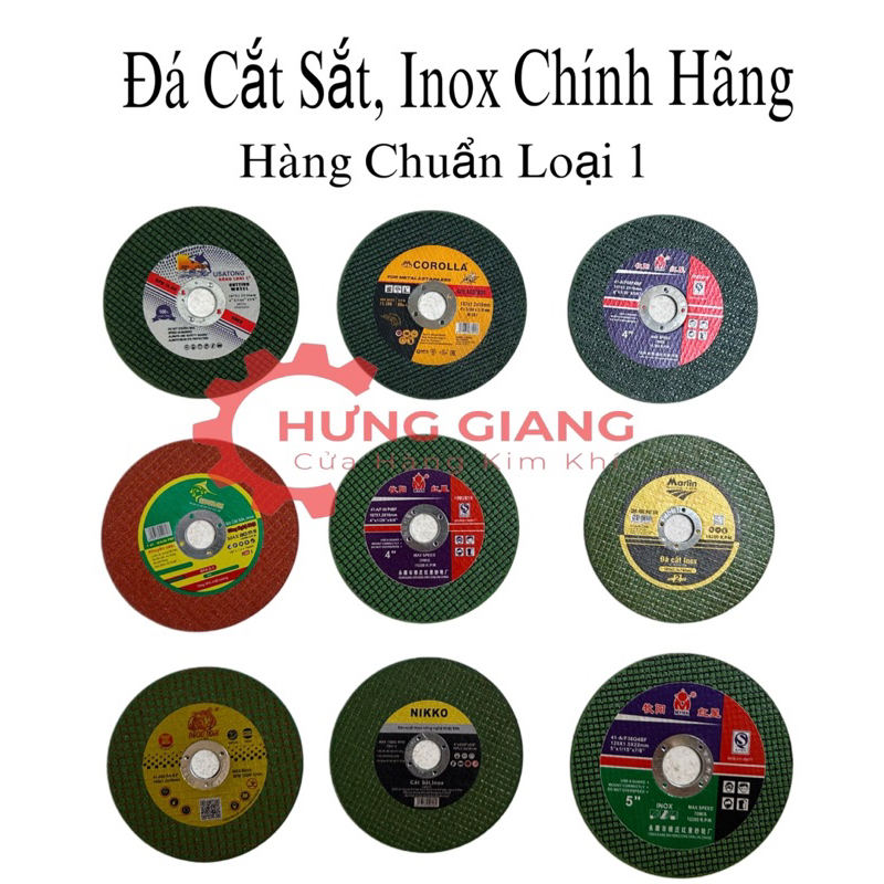 10 Viên Đá Cắt, Lưỡi Cắt Sắt Inox kim loại 100 siêu ngọt An toàn Chuẩn Loại 1